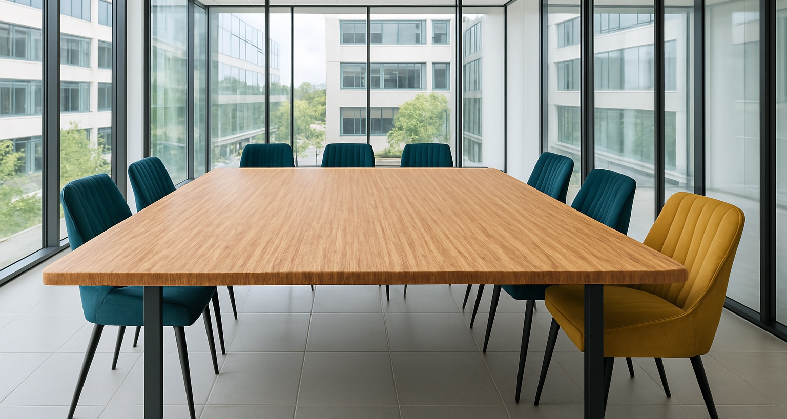 SteelOaks craftsmanship - Modern conference table